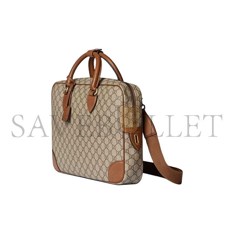 GUCCI GG EMBLEM MEDIUM BRIEFCASE 821149 (40*30*6cm)